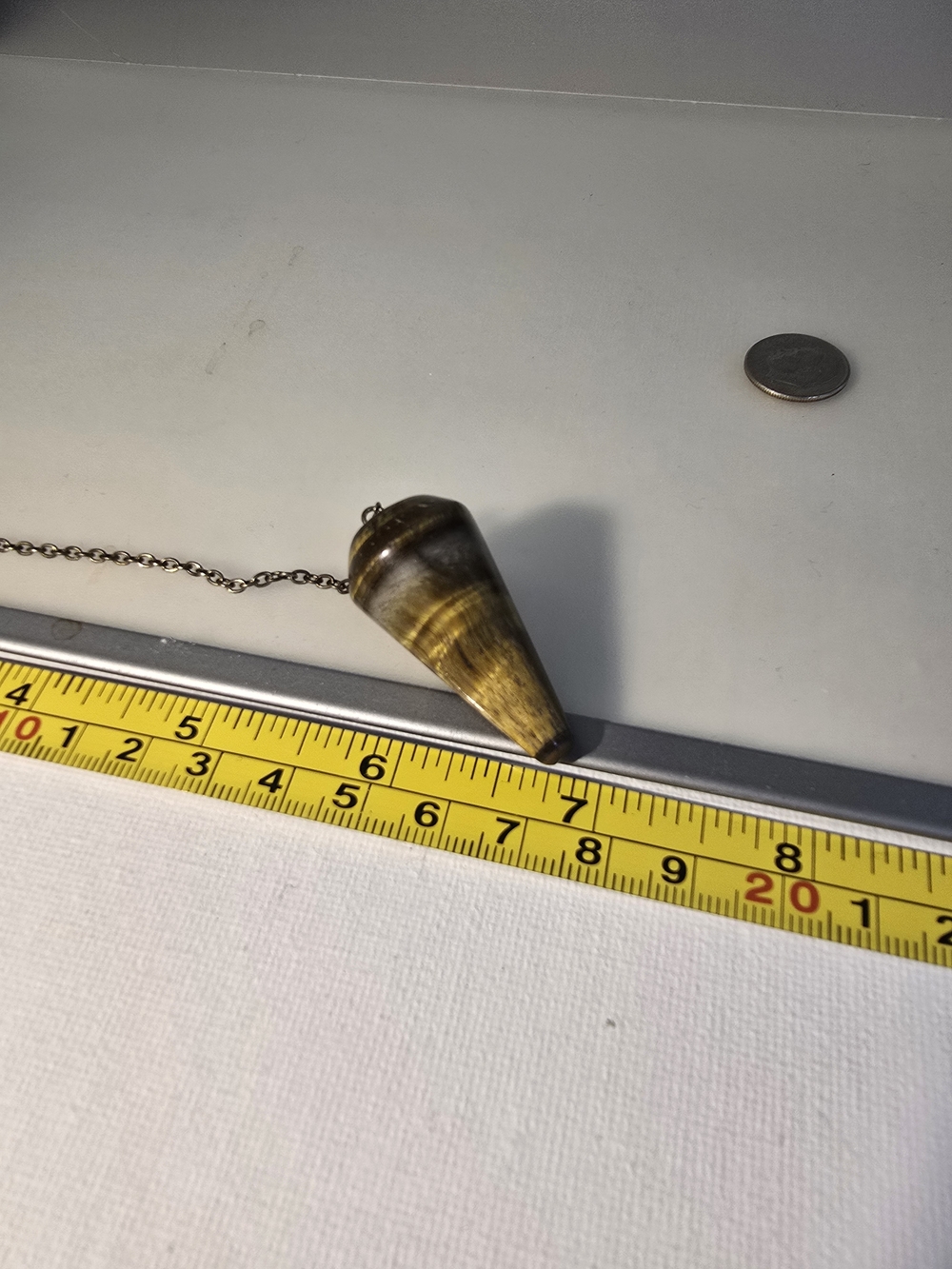 Tiger Eye Cone Pendulum